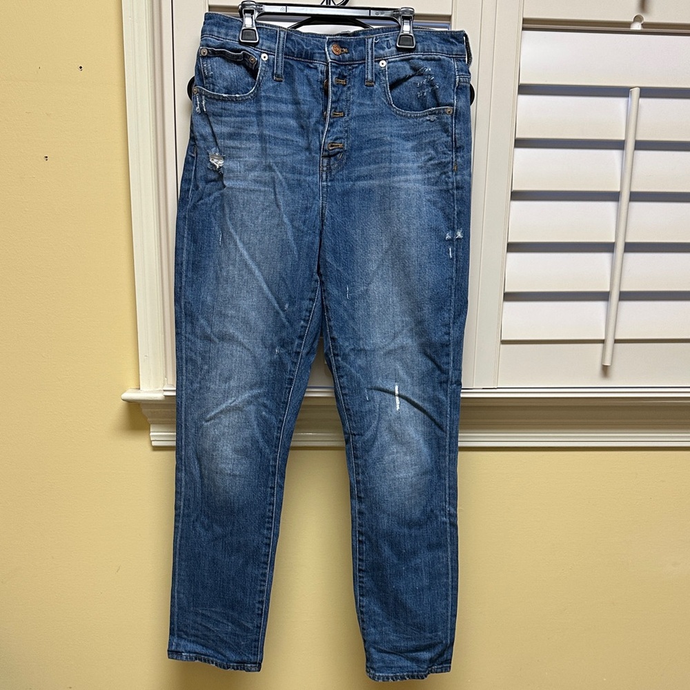 Madewell Vintage Wash Straight Leg Jeans